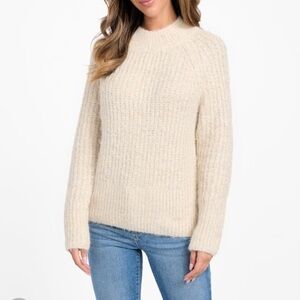 GUESS Cream Sweater with Embellishments